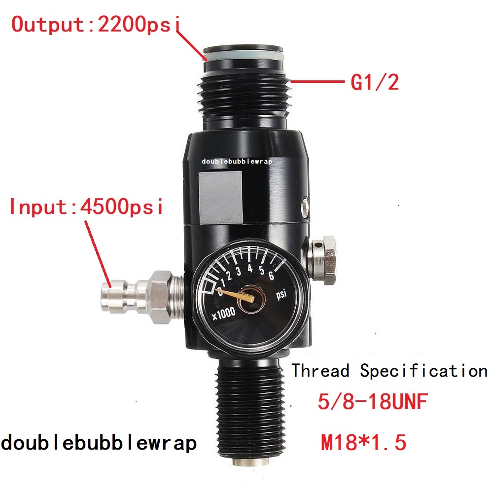 Aquarium Marine - Regulator Valve 5/8-18UNF or M18*1.5 Regulator