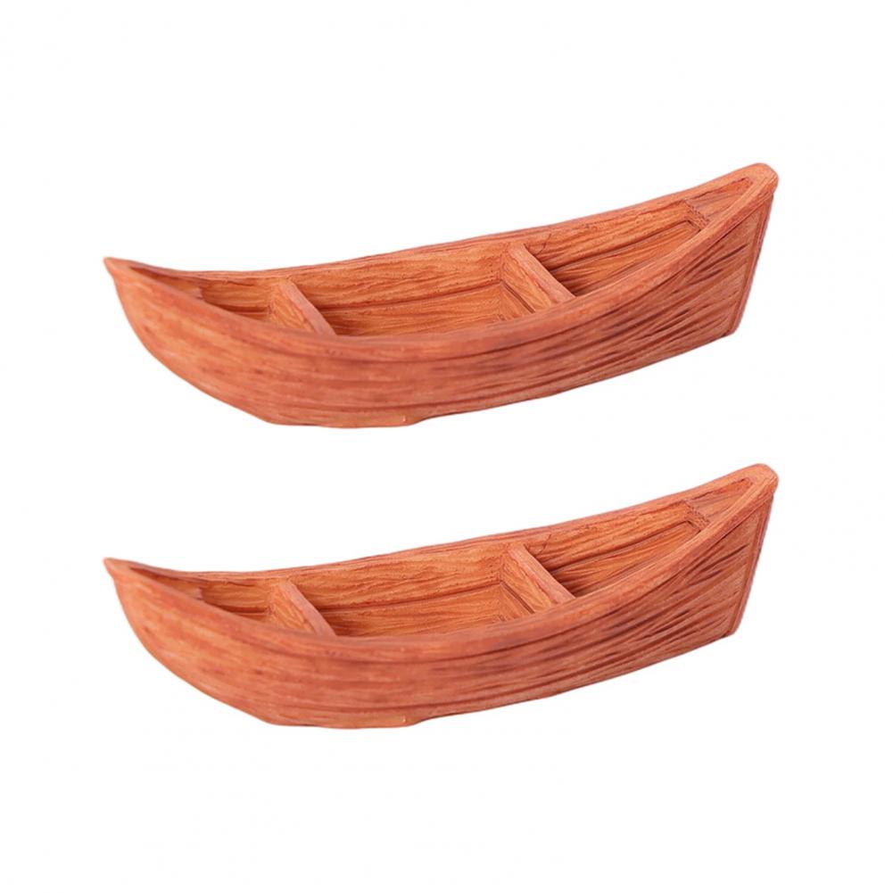 Aquarium Marina - Aquarium Boat Ornament 2 Pcs Miniature