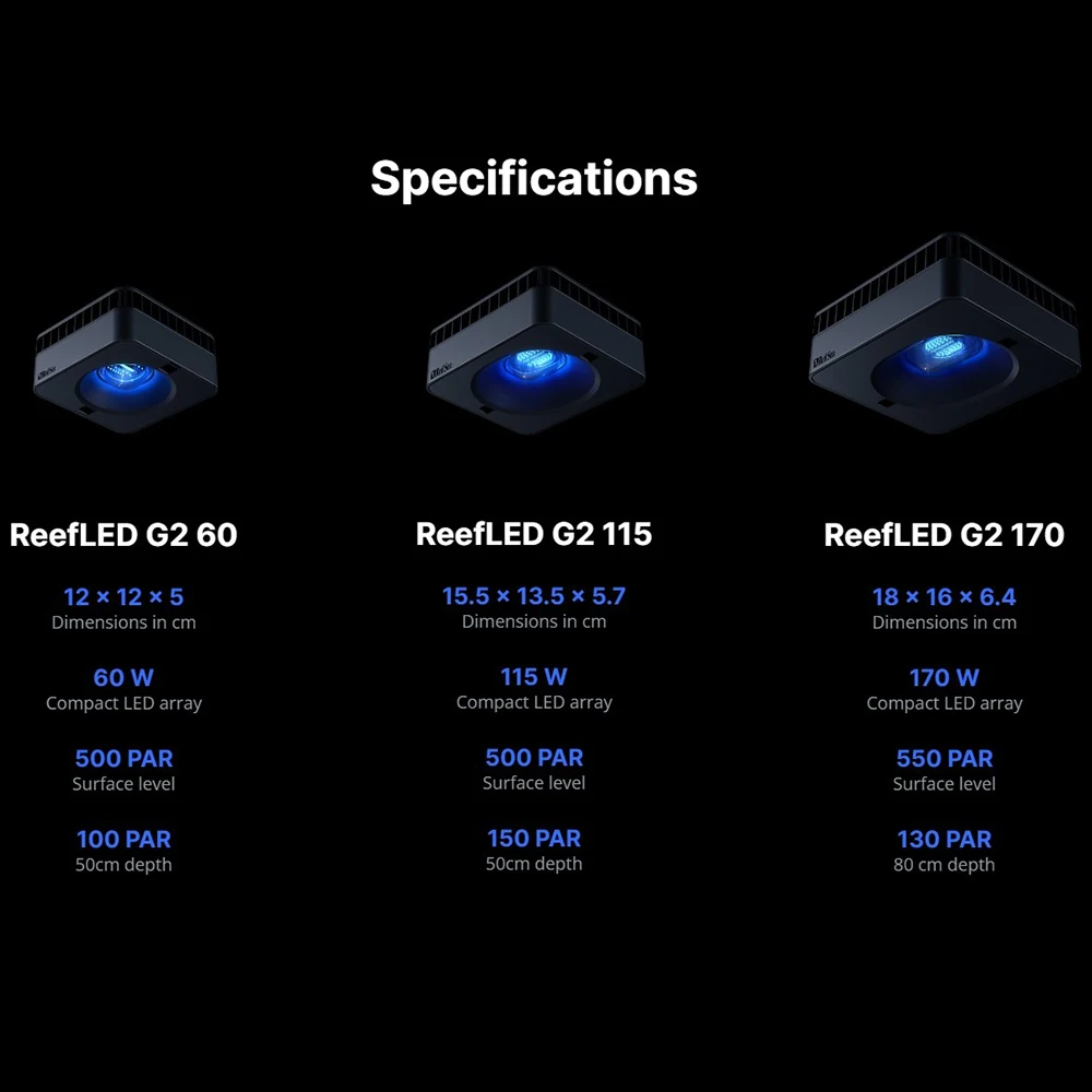 RedSea ReefLED G2 60/115/170 N - Marine Aquarium Led Lights ulasan dan harga