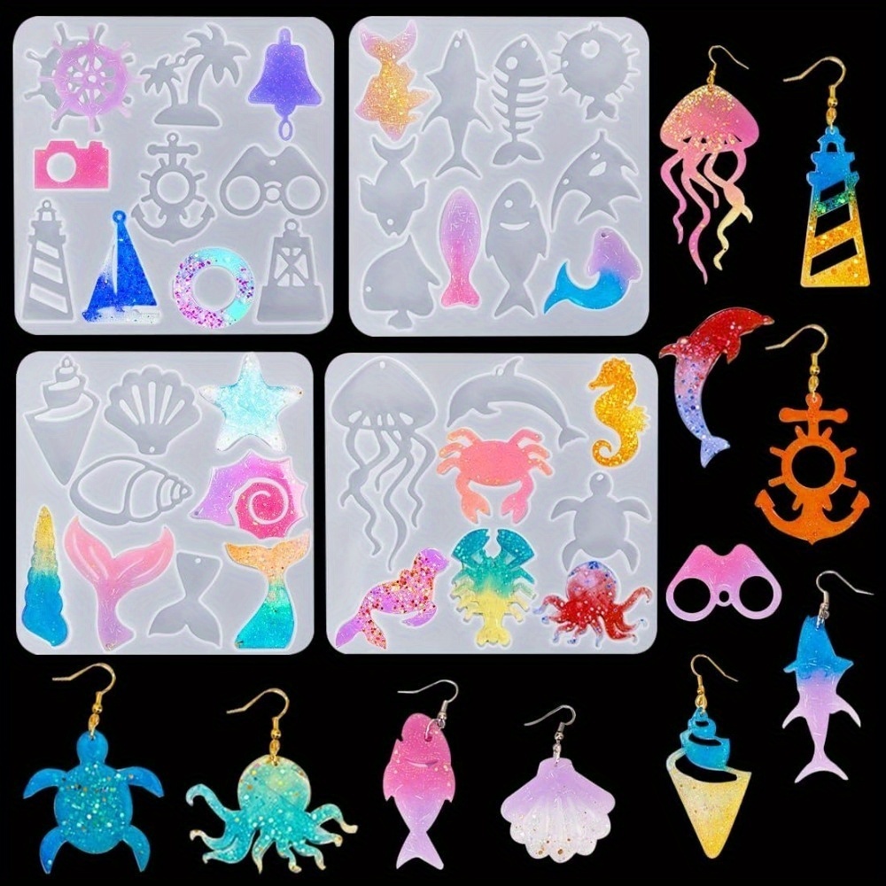 The Ocean-themed Earring And P - Aquarium Marine ulasan dan harga