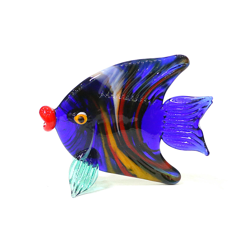 Murano Glass Sea Fish Mini Fig - Aquarium Marine Color ulasan dan harga