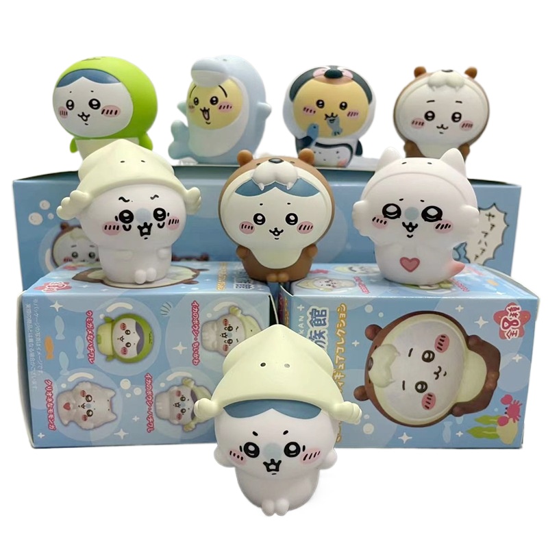 8pcs/Box Kawaii Chiikawa Aquar - Aquarium Marine ulasan dan harga