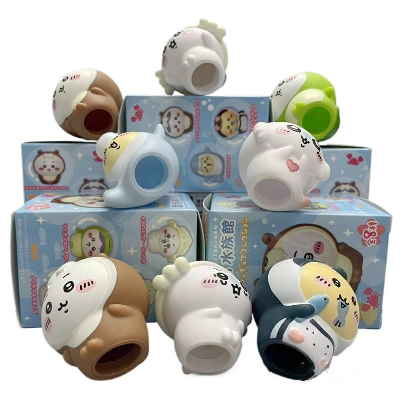 8pcs/Box Kawaii Chiikawa Aquar - Aquarium Marine ulasan dan harga