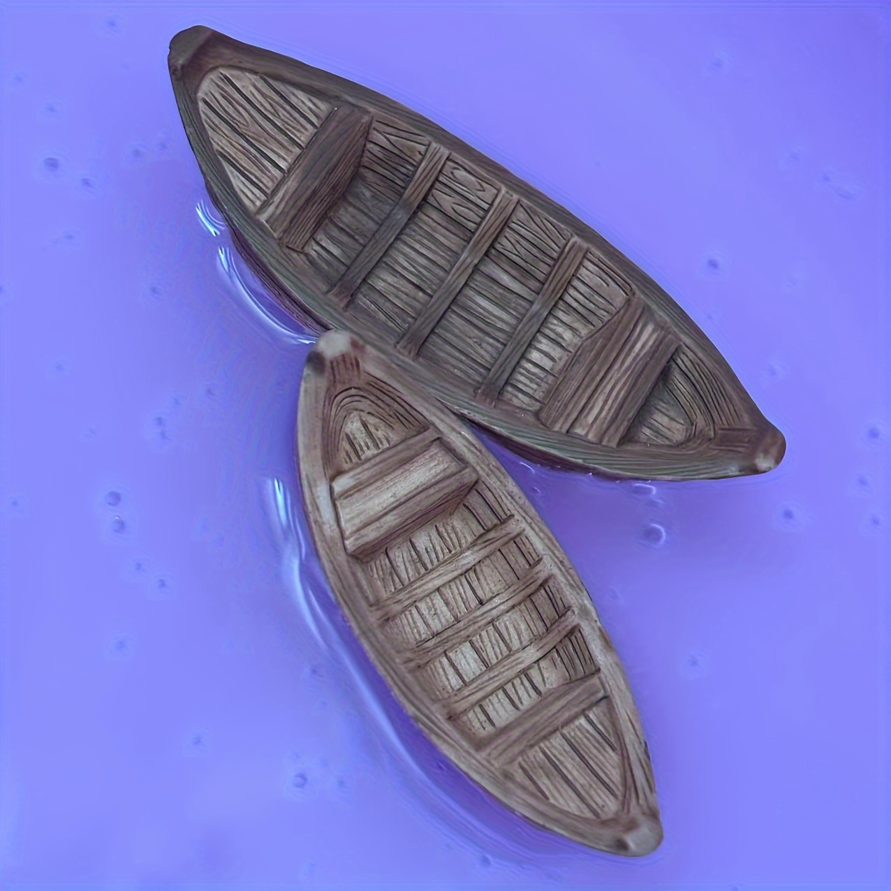 2 Mini Boats - Realistic Float - Aquarium Marina ulasan dan harga