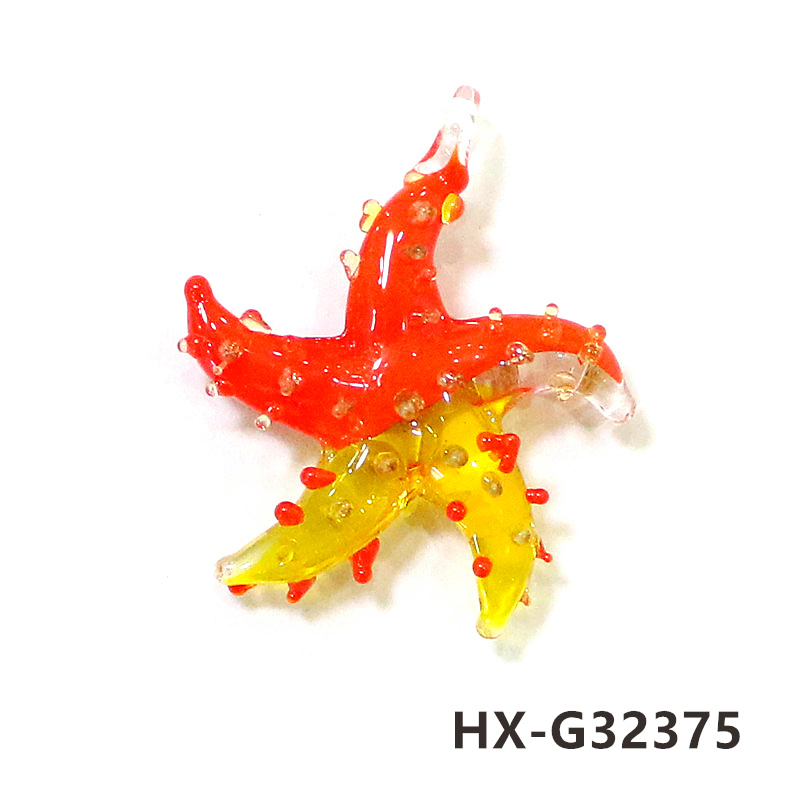 Mini Glass Starfish Pendant Co - Aquarium Marine Color ulasan dan harga