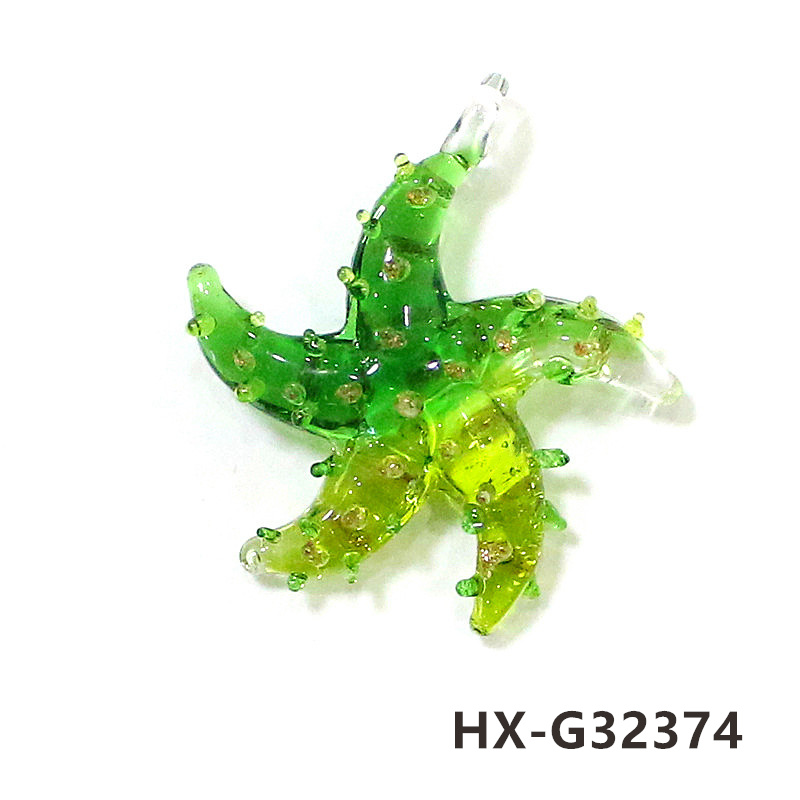 Mini Glass Starfish Pendant Co - Aquarium Marine Color ulasan dan harga