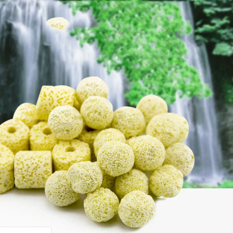 100g 250g 500g Ceramic Biochem - Calcium Reactor Media ulasan dan harga