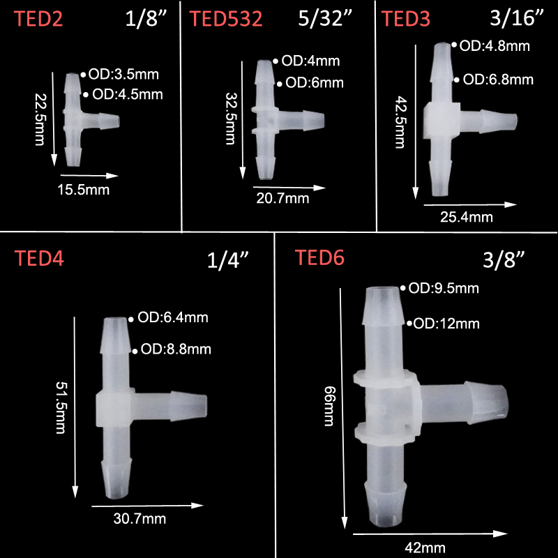 5pcs PVDF T fitting ozone resi - Marine Aquarium Ozone Generator ulasan dan harga