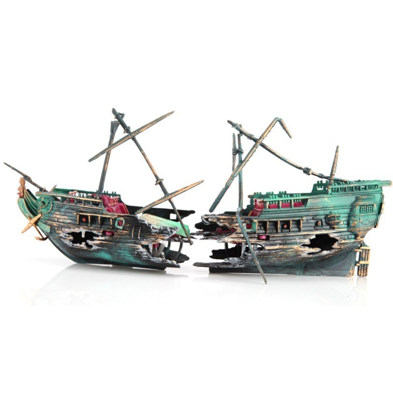 Large Aquarium Decoration Boat - Aquarium Marina ulasan dan harga
