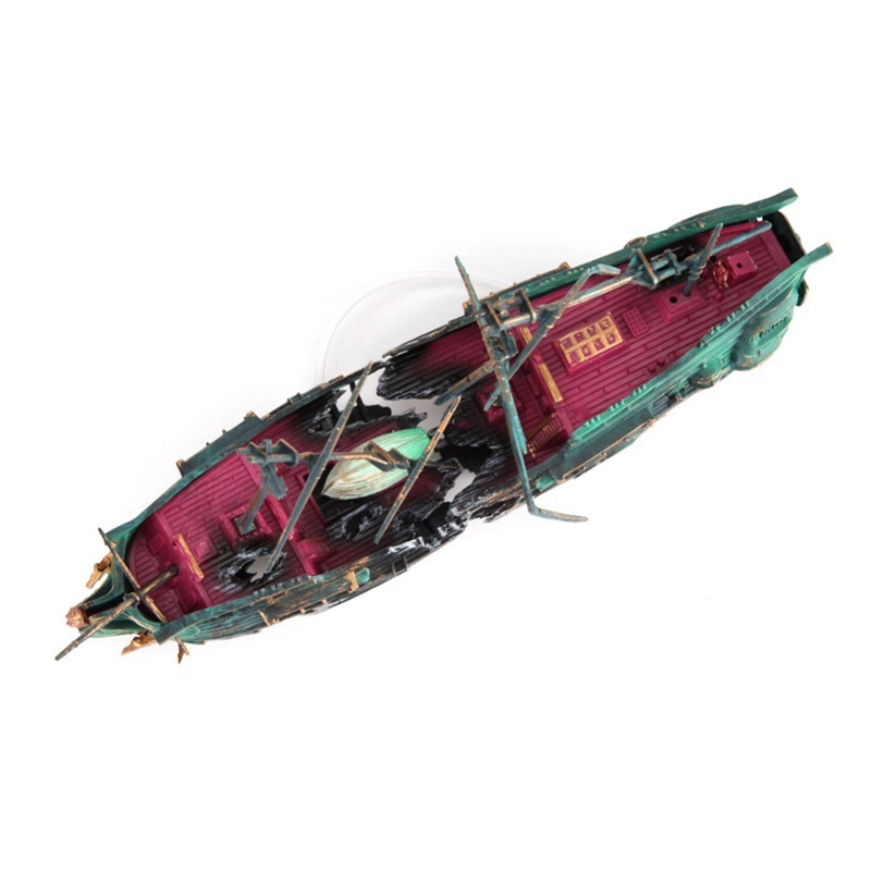 Large Aquarium Decoration Boat - Aquarium Marina ulasan dan harga
