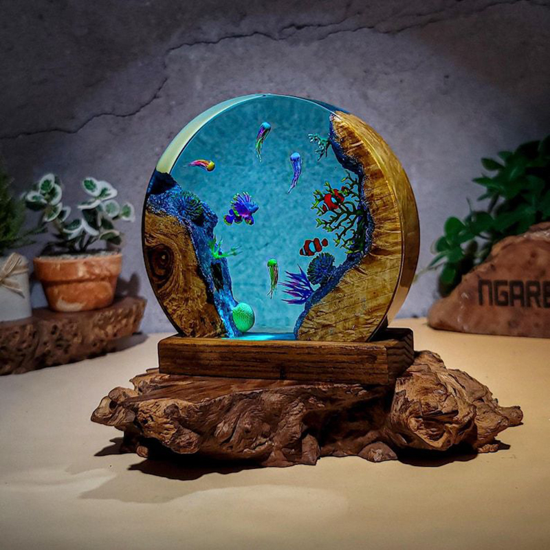 Ocean Aquarium Organism Resin  - Aquarium & Marine Museum Universiti Malaysia Sabah Kota Kinabalu Sabah Reviews ulasan dan harga