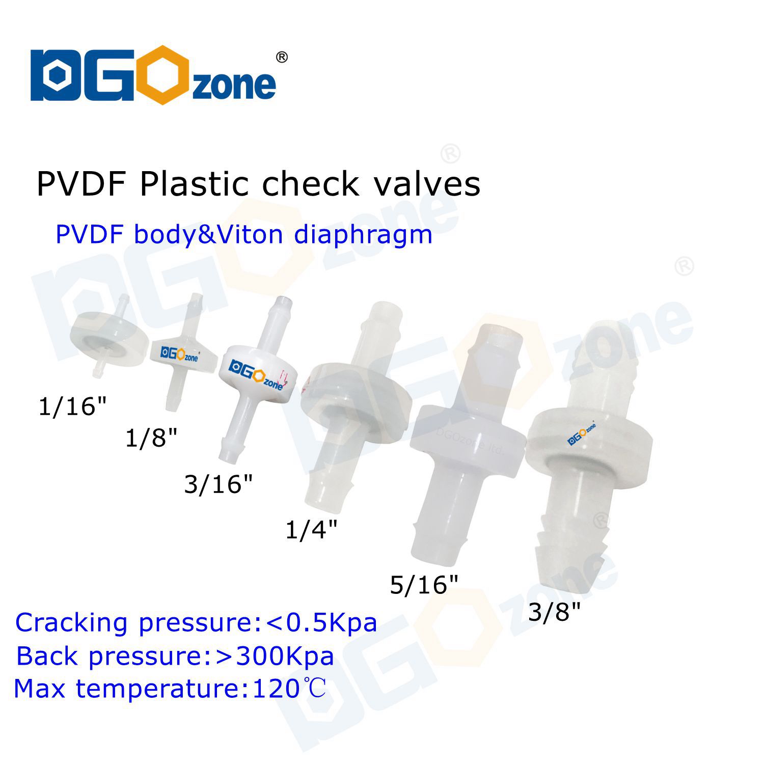 PVDF Check Valve Diaphragm Pla - Marine Aquarium Ozone Generator ulasan dan harga
