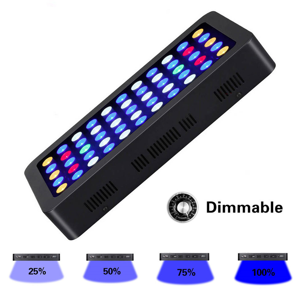 165W LED Aquariums Light Dimma - Marine Aquarium Led Lights ulasan dan harga