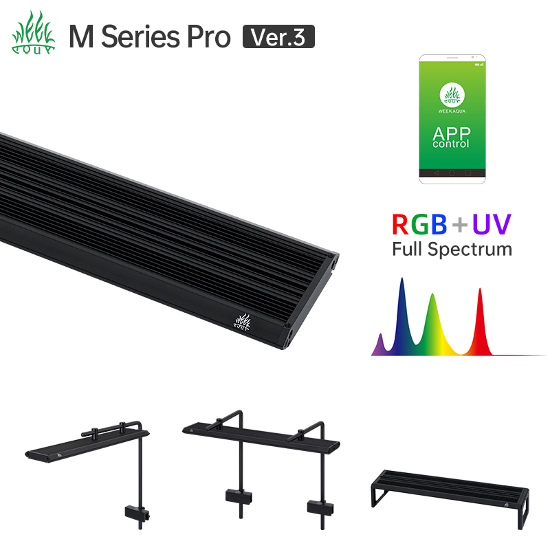Week Aqua M Series RGB UV LED  - Marine Aquarium Led ulasan dan harga