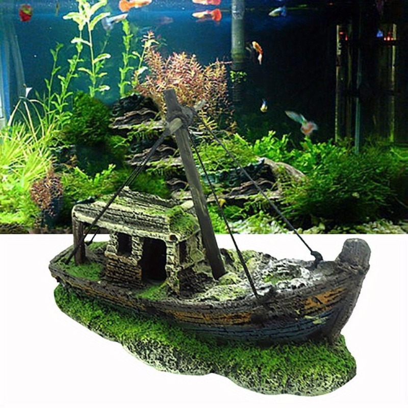 Aquarium Fish Tank Landscape W - Aquarium Marina ulasan dan harga