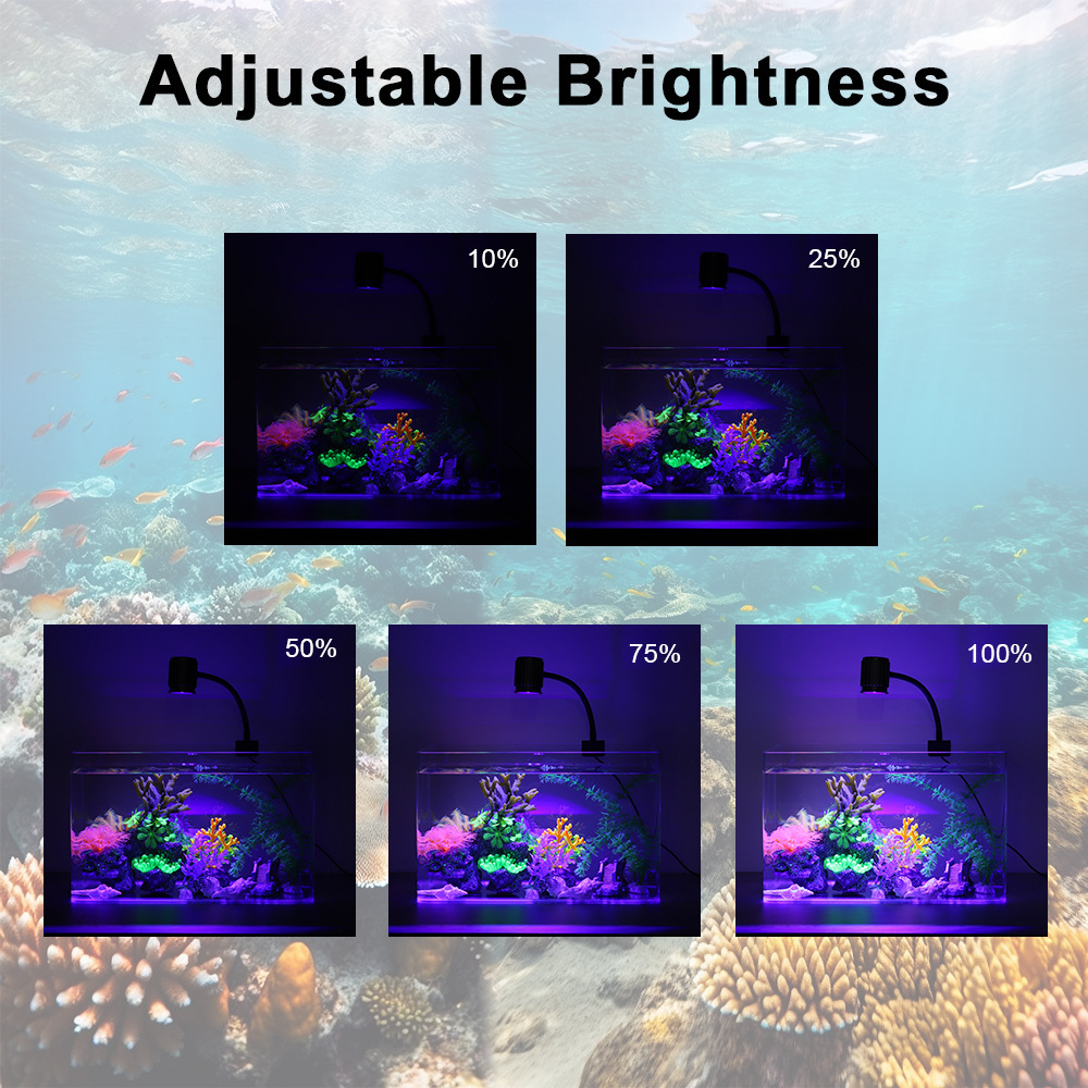 LED Aquarium Light Full Spectr - Marine Aquarium Led ulasan dan harga