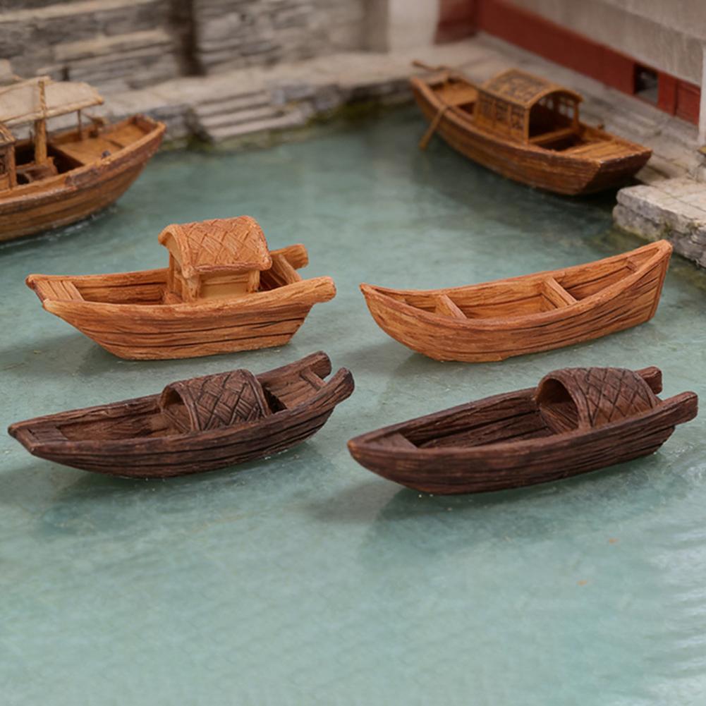 Aquarium Boat Ornament 2 Pcs M - Aquarium Marina ulasan dan harga